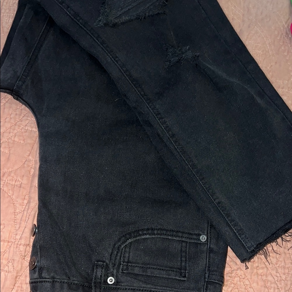 Stylish Black Denim Jeans